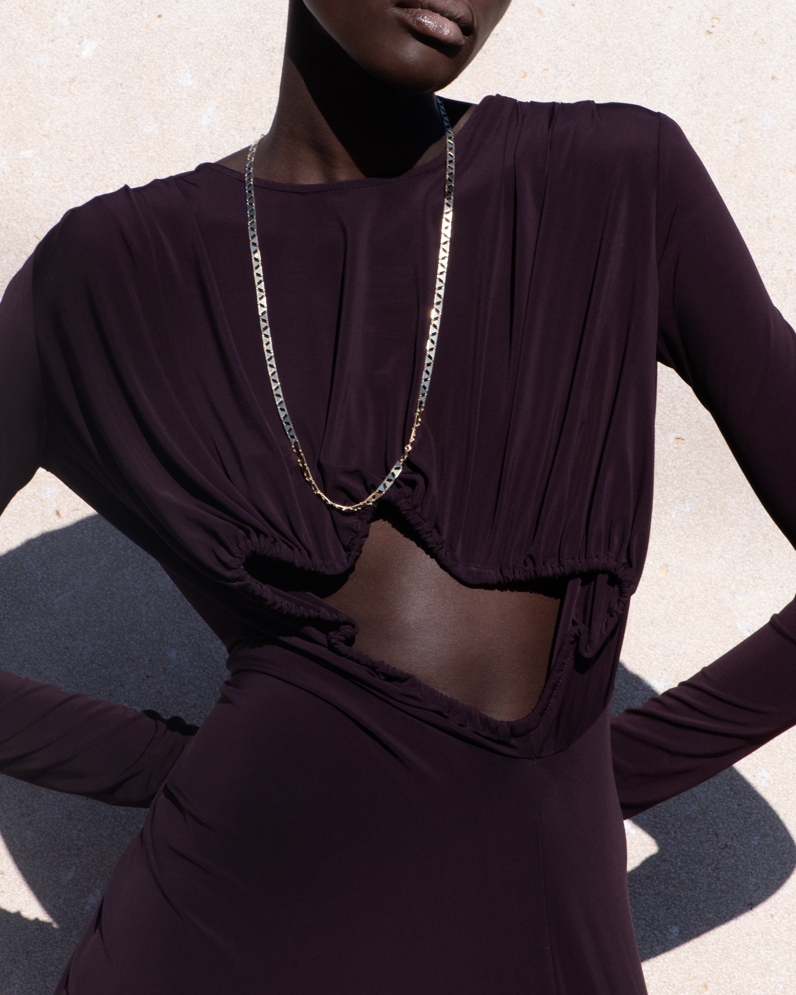 "Astra" chain necklace (long)