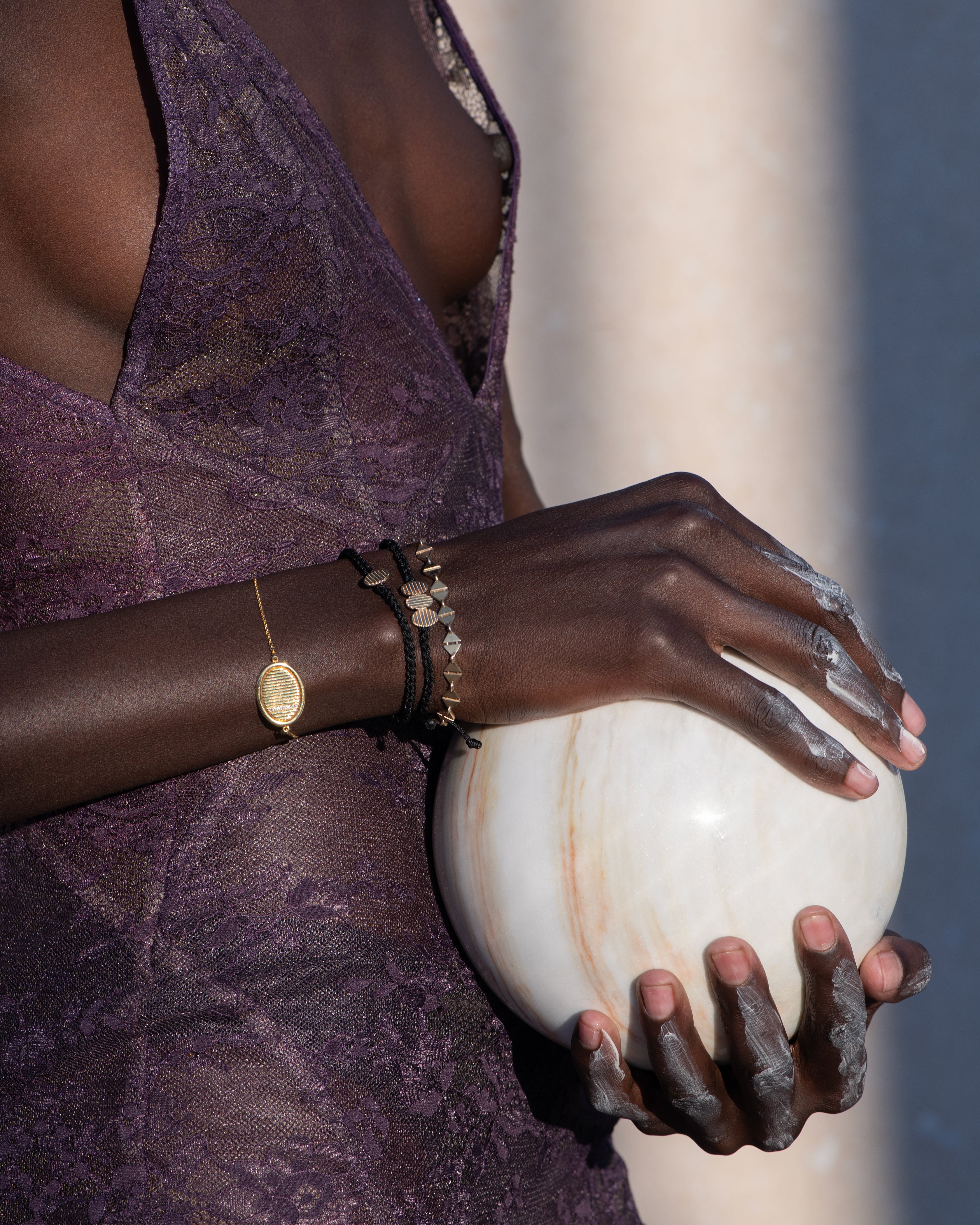 "Orion" bracelet with diamonds