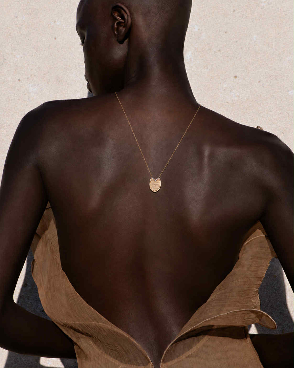 "Eclipse" diamond necklace