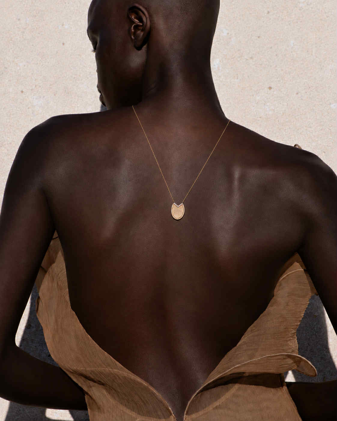 "Eclipse" diamond necklace